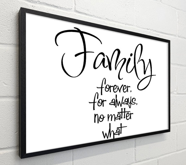 Family Quote Family Forever For Always