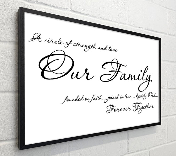 Family Quote Our Family Together Forever
