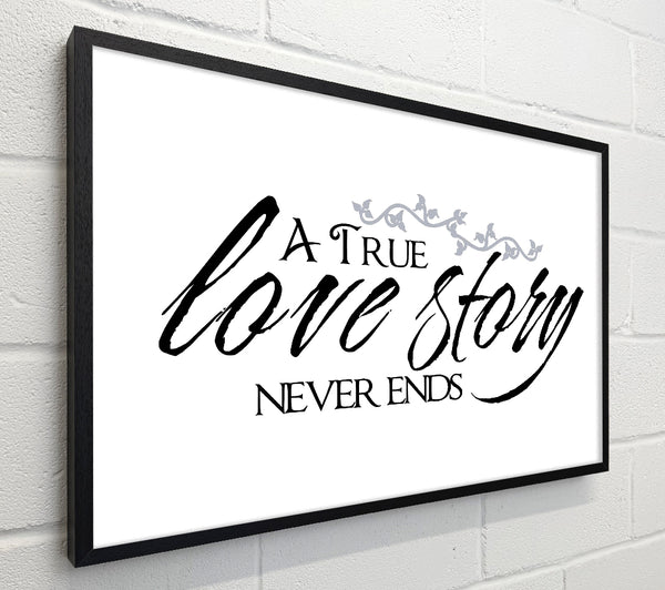 Love Quote A True Love Story Never Ends