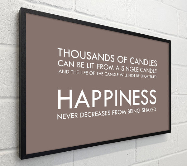 Happiness Never Decreases From Being Shared Beige
