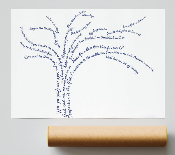 Love Quote The Love Tree Poster