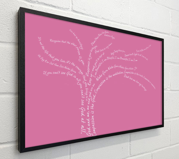 Love Quote The Love Tree Pink