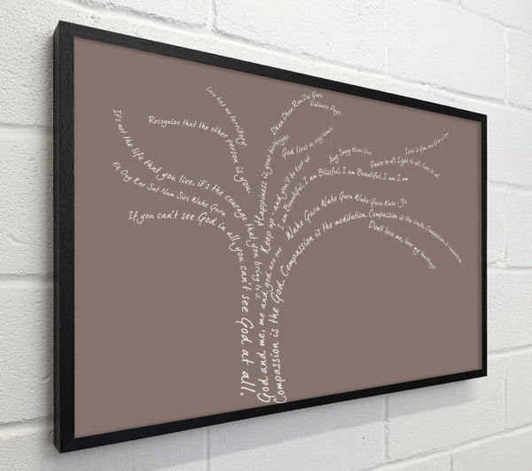 Love Quote The Love Tree Beige