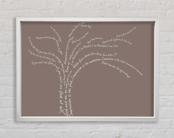 Liebesspruch Der Liebesbaum Beige