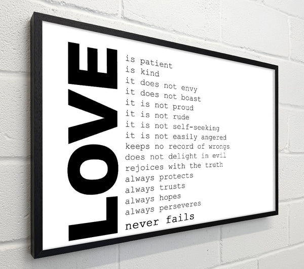 Love Quote Love Never Fails