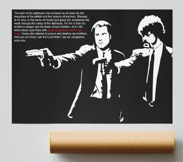 Movie Quote Dogs The Path Giclee Print