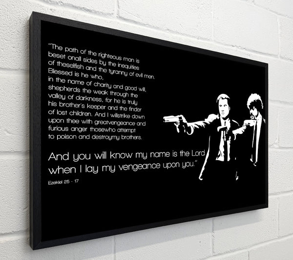Movie Quote Pulp Fiction The Path Of The Righteous Man