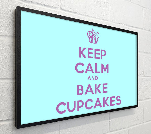 Kitchen Quote Keep Calm Bake Cupcakes