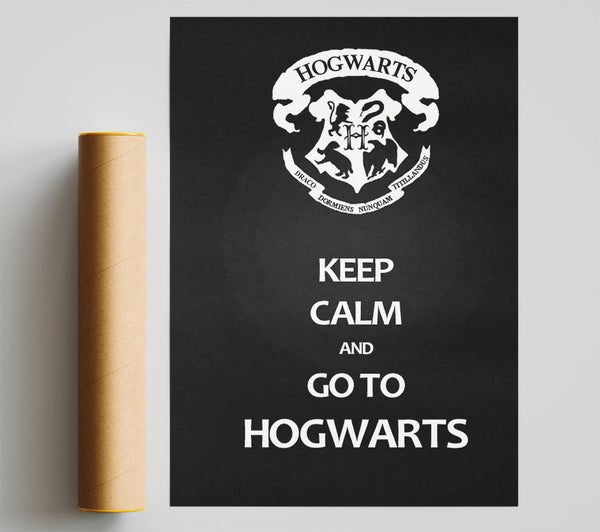 Keep Calm Hogwarts Giclee Print