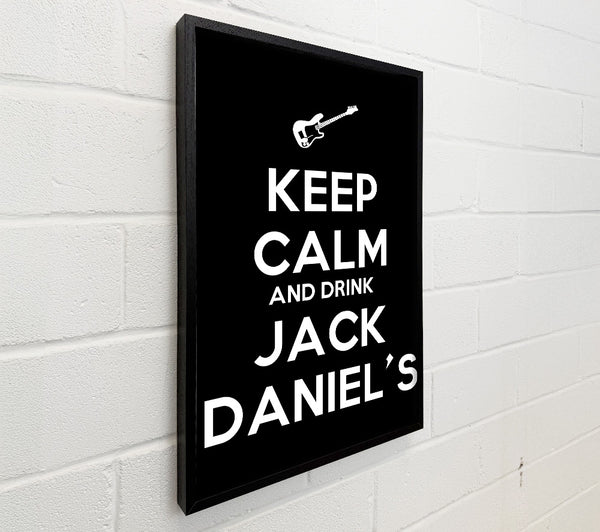 Kitchen Quote Keep Calm Jack Daniels