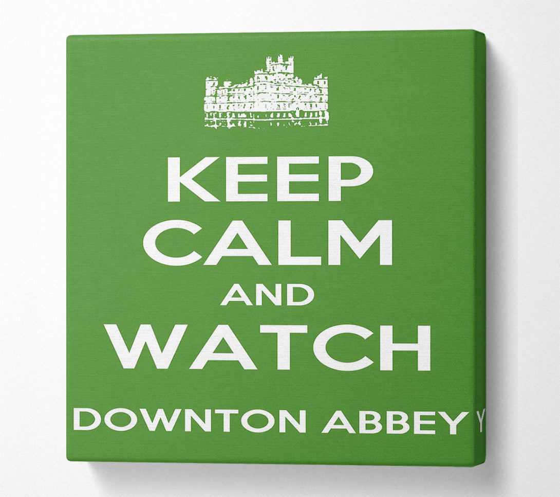  A Canvas Print of Keep Calm Downton Abbey Canvas Art