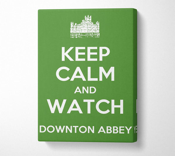  A Canvas Print of Keep Calm Downton Abbey Canvas Art