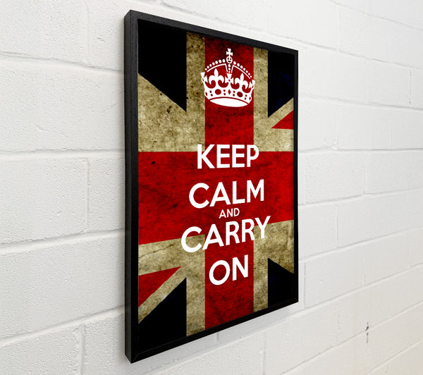 Keep Calm And Carry On Flag