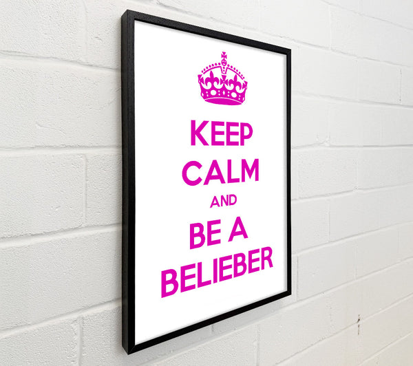 Music Quote Keep Calm Justin Bieber