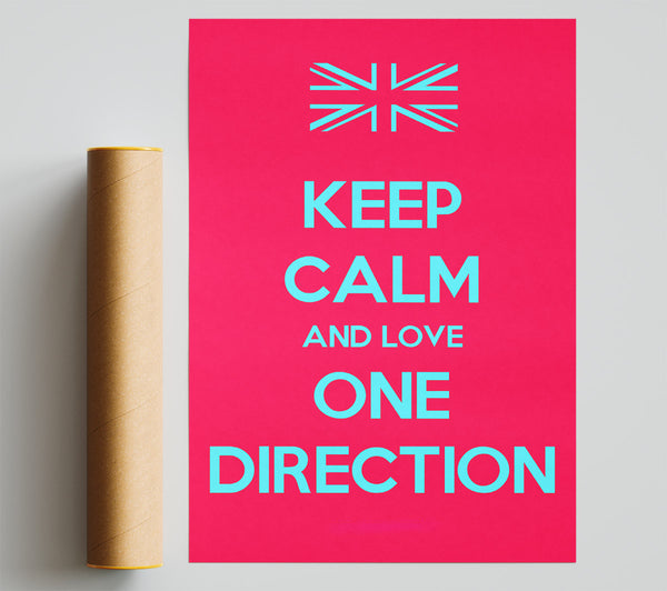 Keep Calm One Direction Giclee Print
