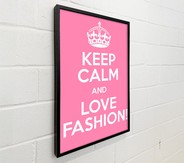 Girls Room Quote Keep Calm Fashion