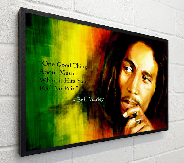 Music Quote Bob Marley Feel No Pain