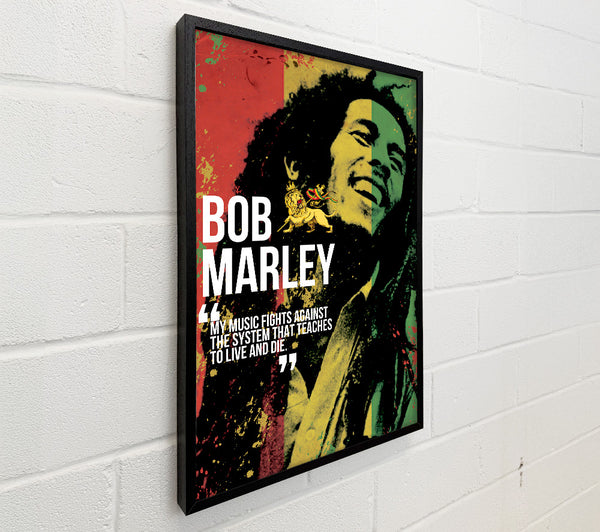 Music Quote Bob Marley My Music Fights
