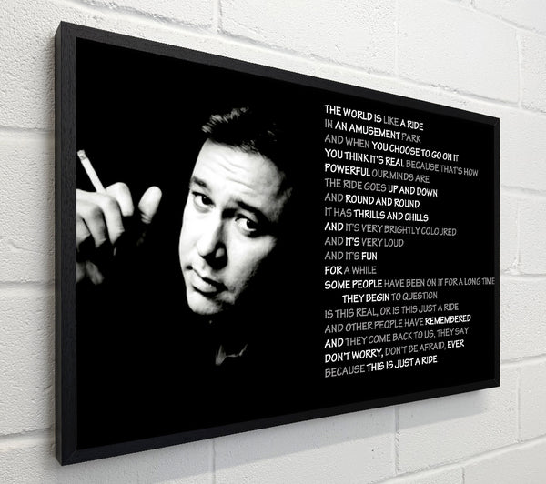 Motivational Quote Bill Hicks The World Is Like A Ride