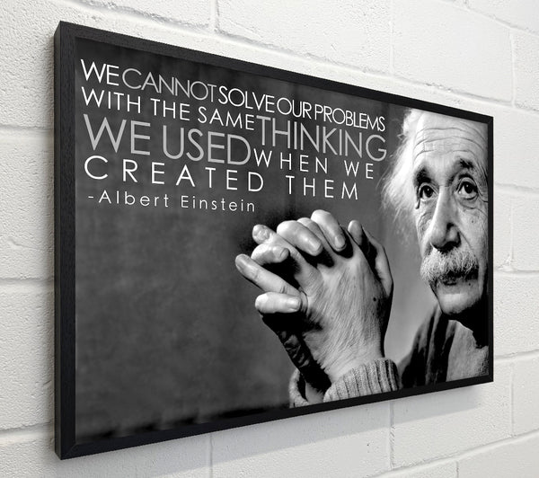 Motivational Quote Einstein Thinking