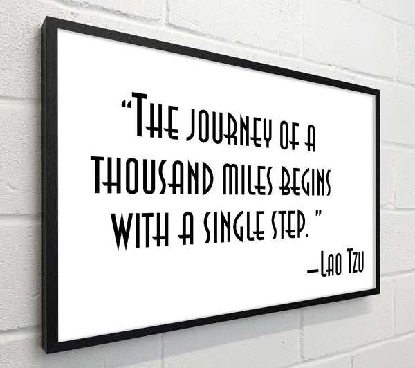 Motivational Quote Lao Tzu The Journey Of A Thousand Miles