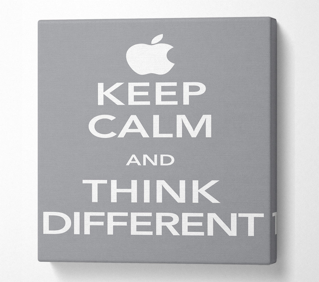  A Canvas Print of Keep Calm And Think Diffrent Canvas Wall Art