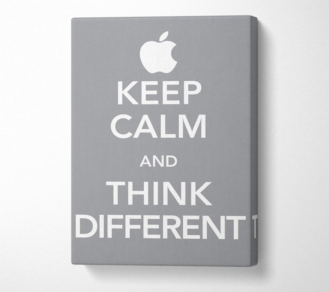  A Canvas Print of Keep Calm And Think Diffrent Canvas Wall Art