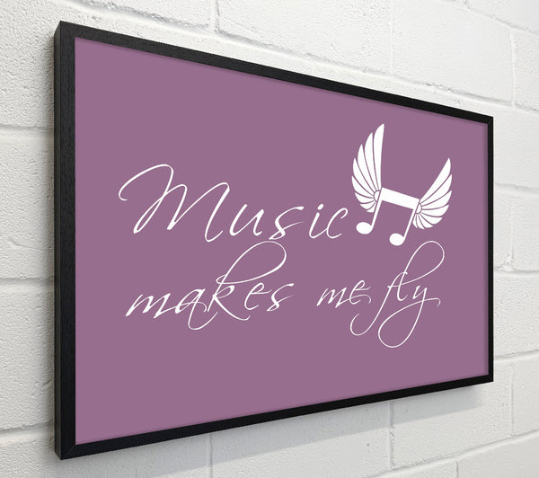 Music Makes Me Fly Dusty Pink
