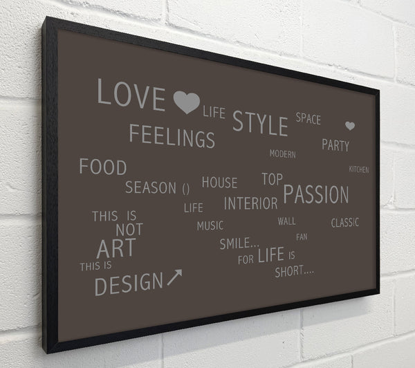 Love Quote Love Life Chocolate
