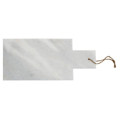 Kindia Rectangular Marble Paddle Chopping And Serving Board