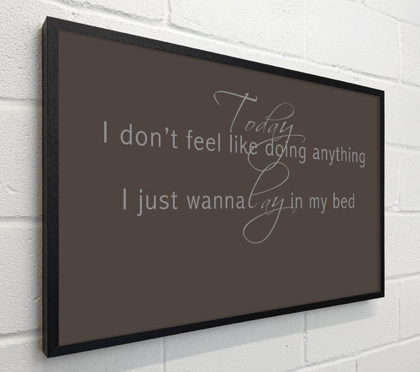 Music Quote Today I Dont Feel Like Bruno Mars Chocolate