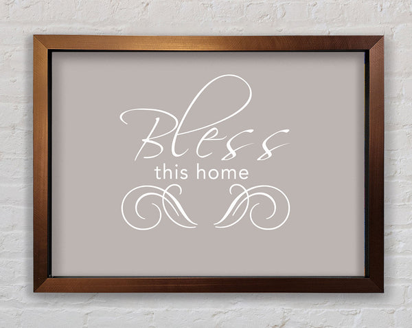 Home Zitat Segne dieses Zuhause Beige