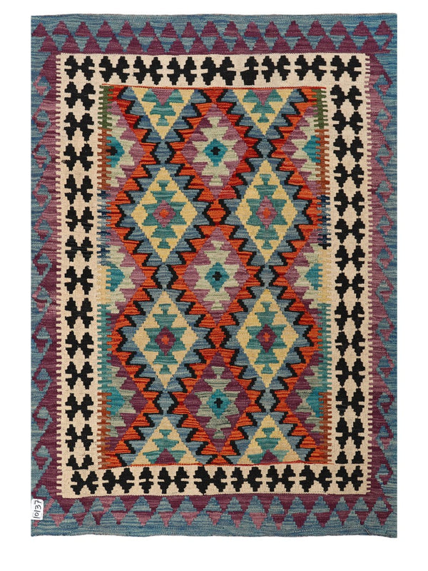 Maimana Afghanistan Kilim Rug - 152 x104 cm