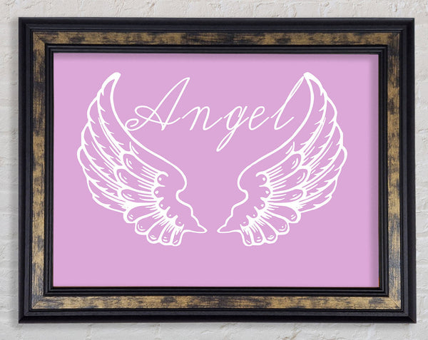Angel Wings 4 Pink Framed Print