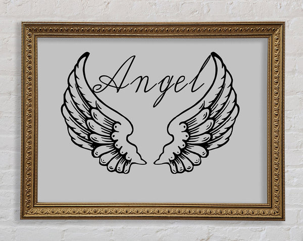 Angel Wings 4 Grey