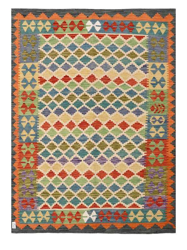 Maimana Afghanistan Kilim Rug - 210 x147 cm