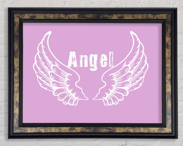 Angel Wings 2 Pink Framed Print