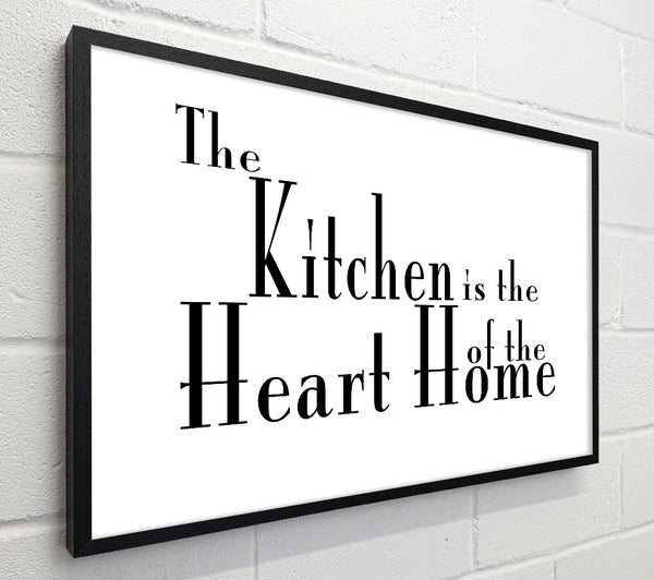 Kitchen Quote The Kitchen Is The Heart Of The Home 2 White