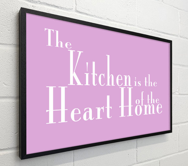Kitchen Quote The Kitchen Is The Heart Of The Home 2 Pink