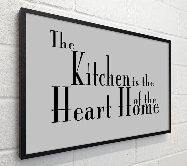 Kitchen Quote The Kitchen Is The Heart Of The Home 2 Grey