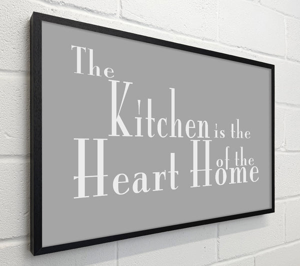 Kitchen Quote The Kitchen Is The Heart Of The Home 2 Grey White