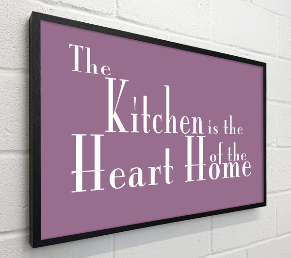 Kitchen Quote The Kitchen Is The Heart Of The Home 2 Dusty Pink