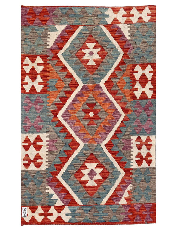 Maimana Afghanistan Kilim Rug - 130 x 78 cm