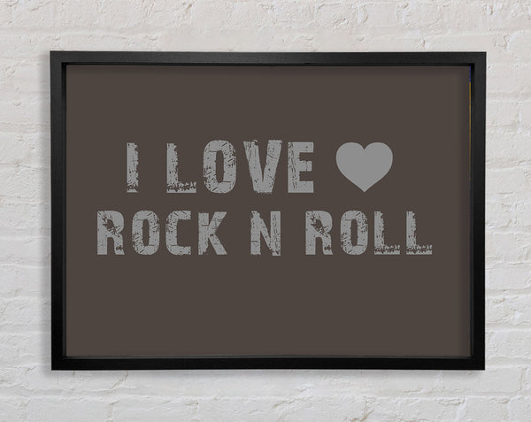 Musik Zitat Ich liebe Rock N Roll Schokolade