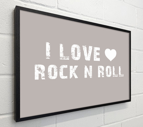 I Love Rock N Roll Beige