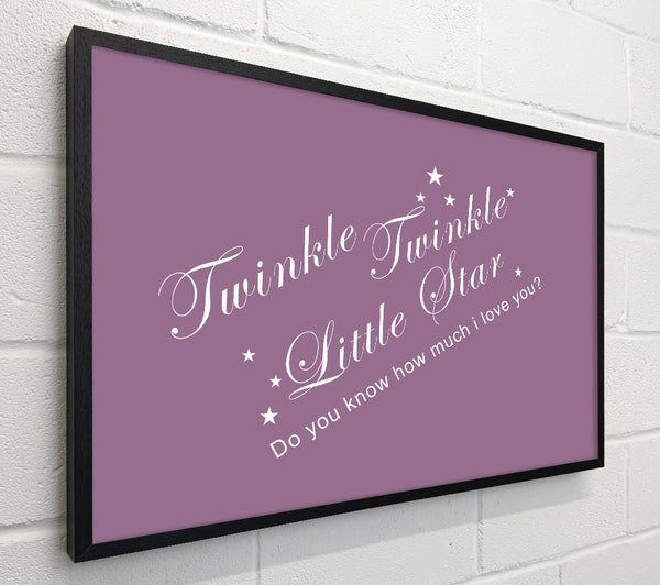 Twinkle Twinkle Little Star 2 Dusty Pink