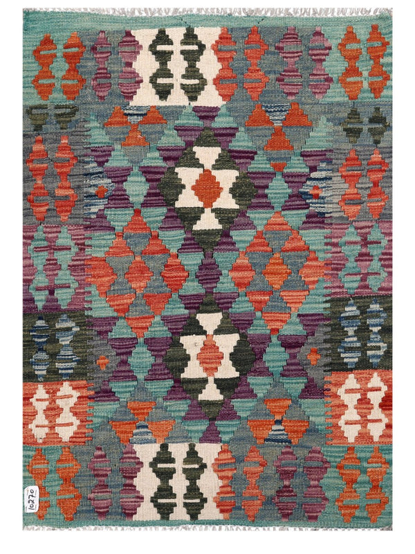 Maimana Afghanistan Kilim Rug - 119 x 85 cm