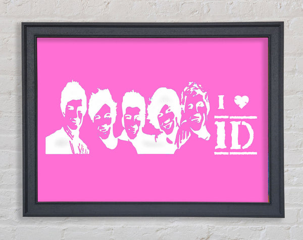 Musik Zitat Ich liebe 1 Direction Vivid Pink