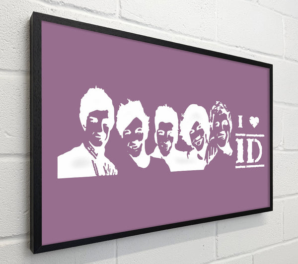 Music Quote I Love 1 Direction Dusty Pink