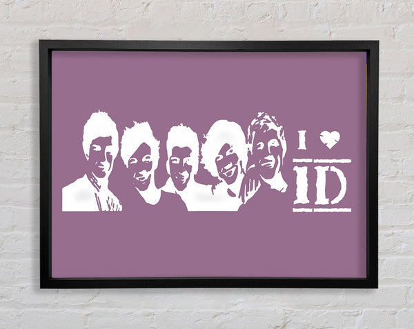 Musik Zitat Ich liebe 1 Direction Dusty Pink